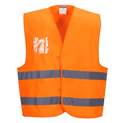 Portwest C475 Hi-Vis Vest - Dual ID Holder