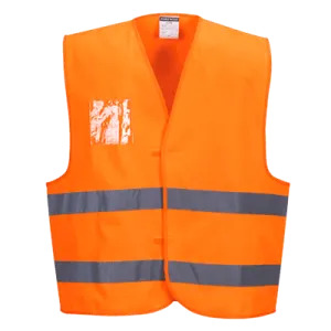 Portwest C475 Hi-Vis Vest - Dual ID Holder