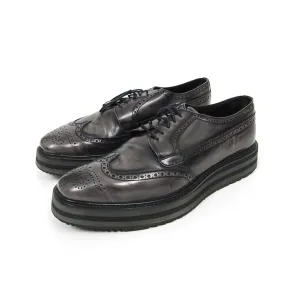 Prada Spazzolato Fume Brogues Size 9.5