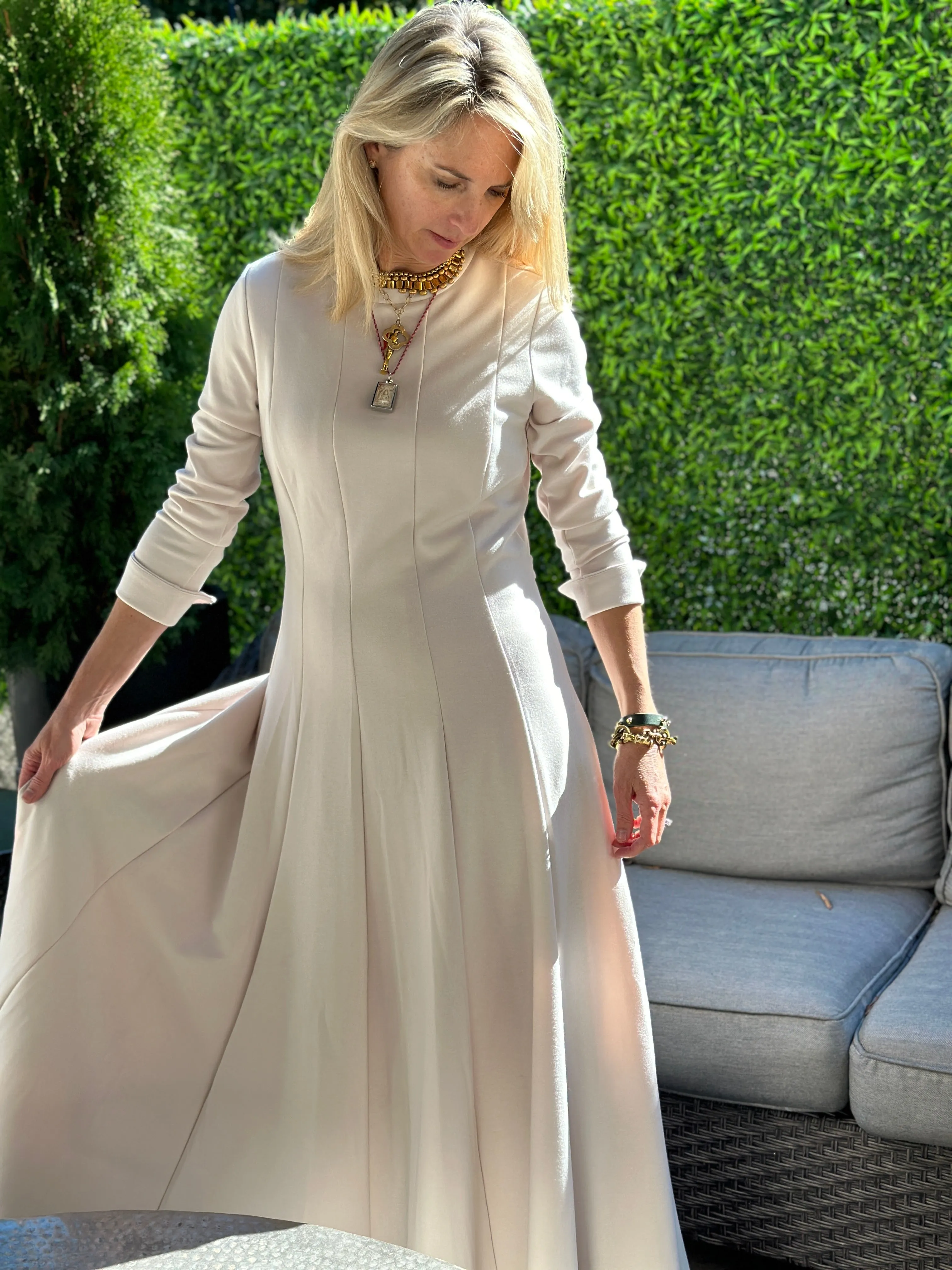 Principessa Swing Dress, Abalone