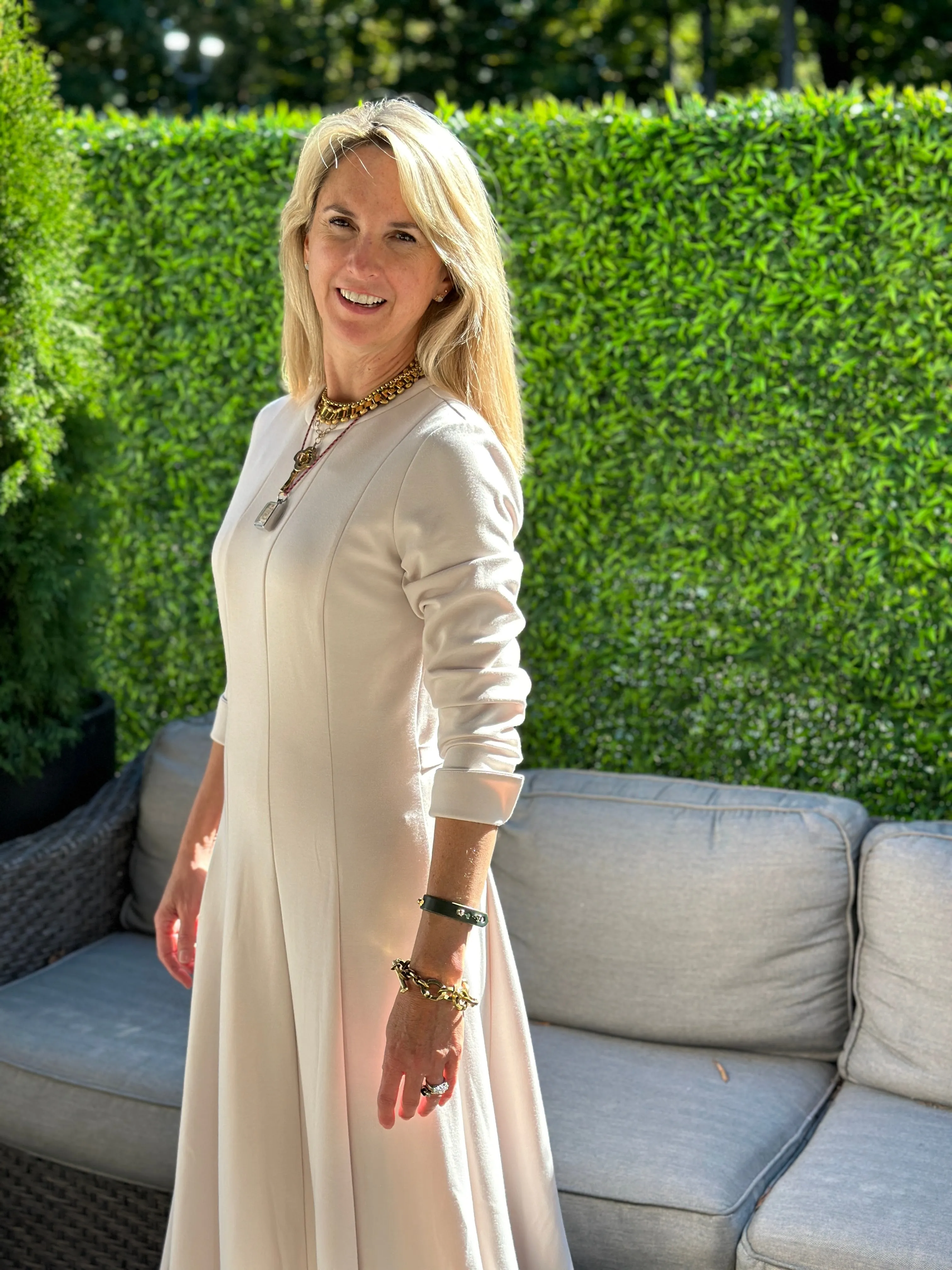 Principessa Swing Dress, Abalone