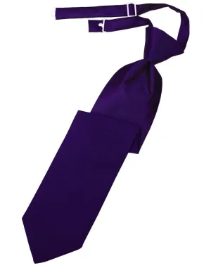 Purple Luxury Satin Kids Necktie