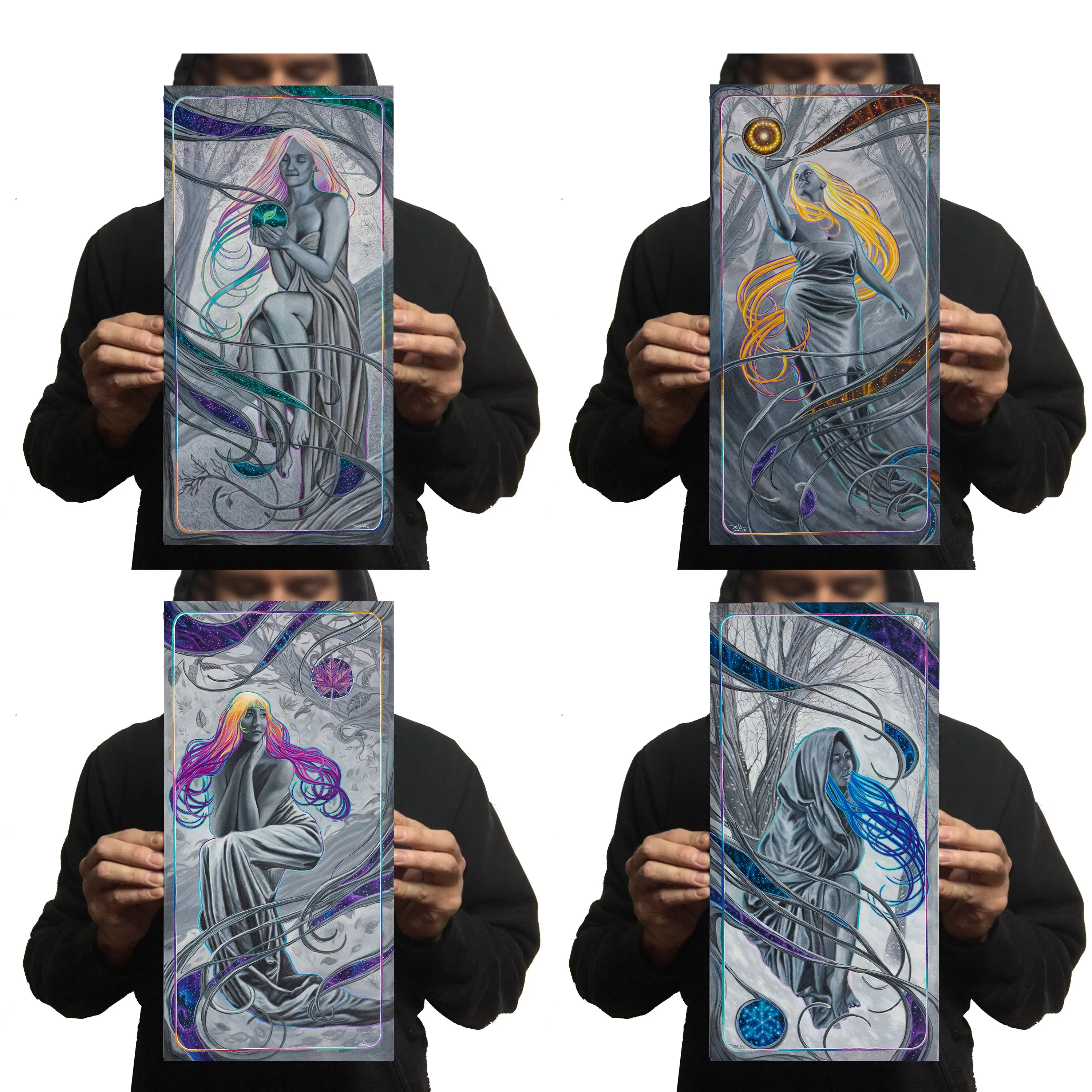 "The Seasons" • Canvas and Mat Paper prints • Buy 3 receive the 4th for Free