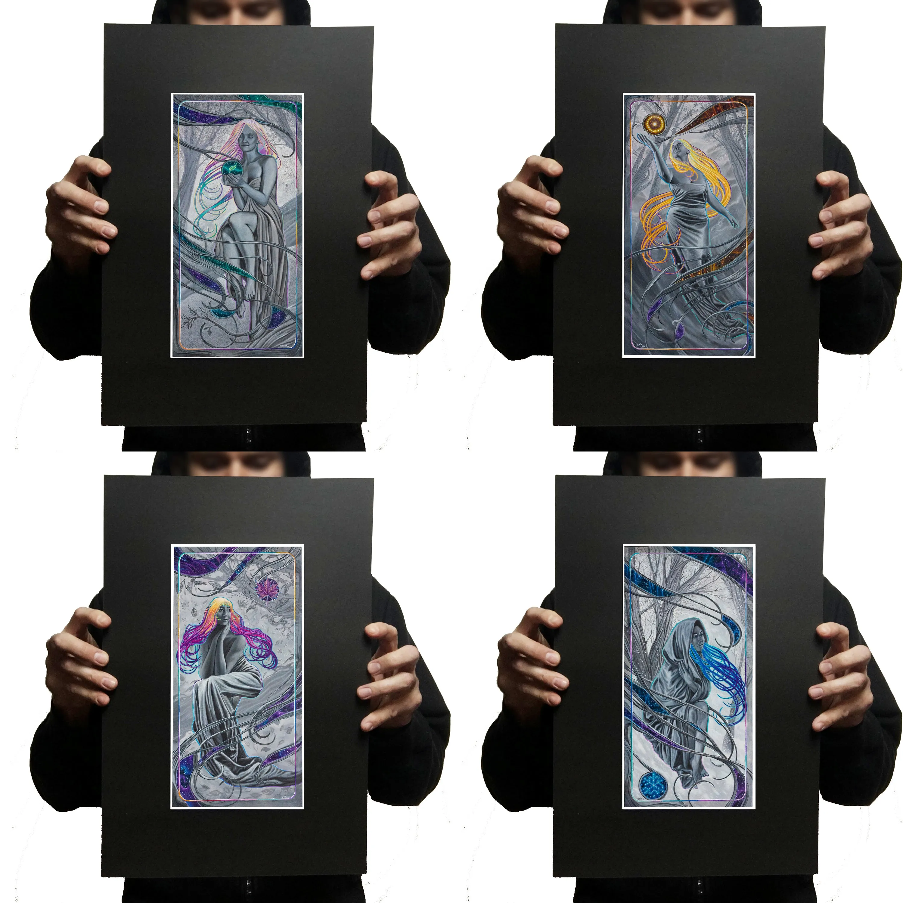"The Seasons" • Canvas and Mat Paper prints • Buy 3 receive the 4th for Free