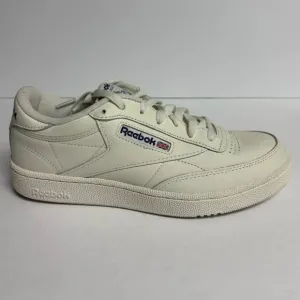 Reebok Men’s Club C 85 Tennis Sneakers White, Size 8.5 M