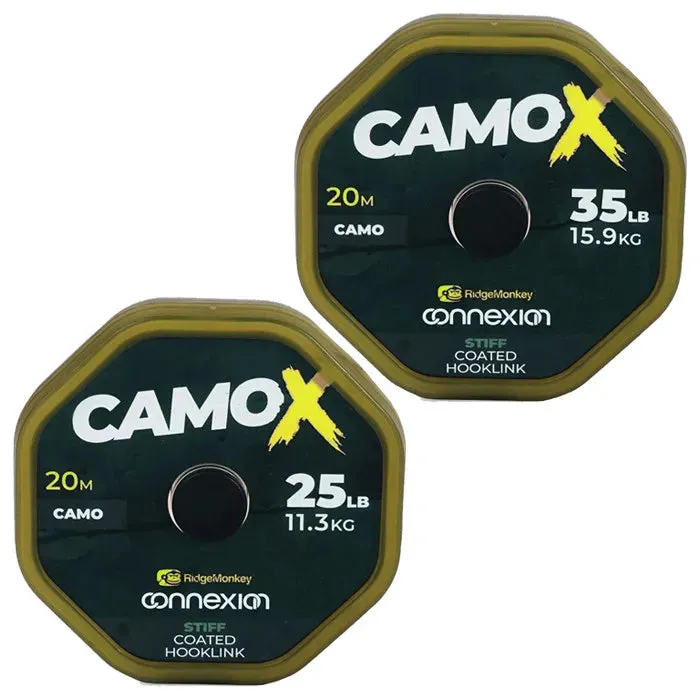 RIDGEMONKEY Connexion CamoX Coated Hooklink