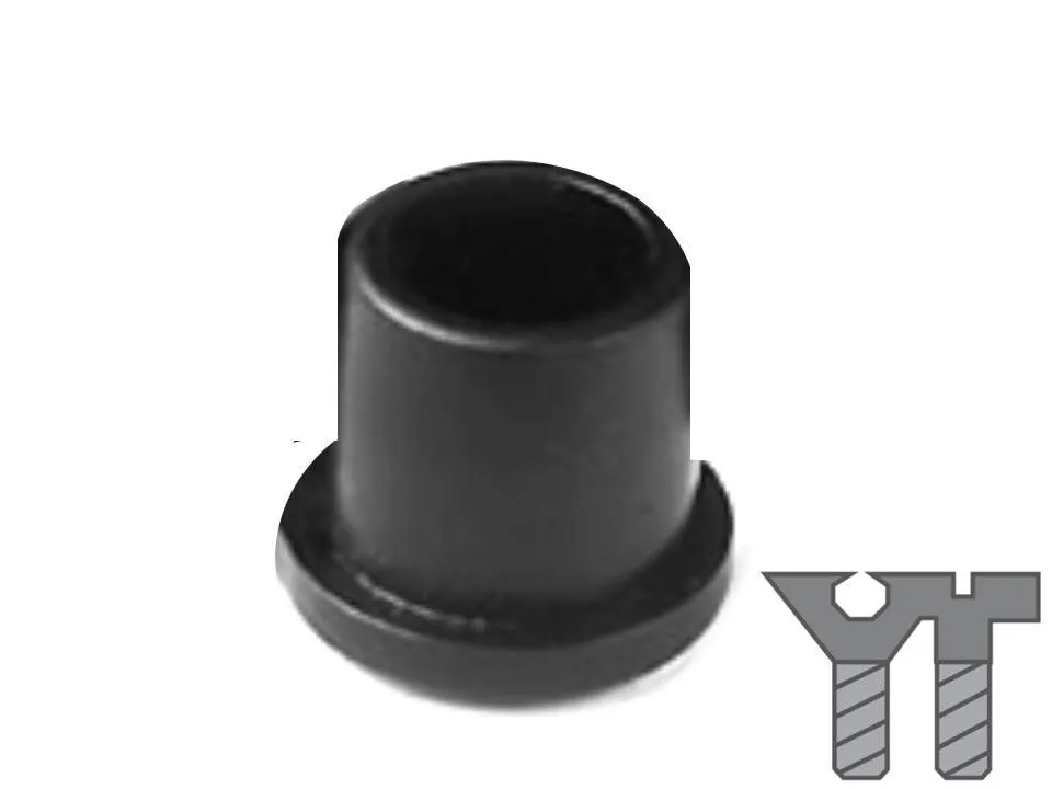 ROUND PLASTIC BUSH (BLACK)