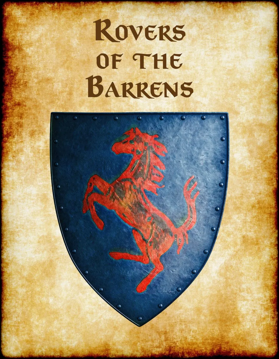 Rovers of the Barrens Heraldry of Greyhawk Anna Meyer Cartography Canvas Art Print