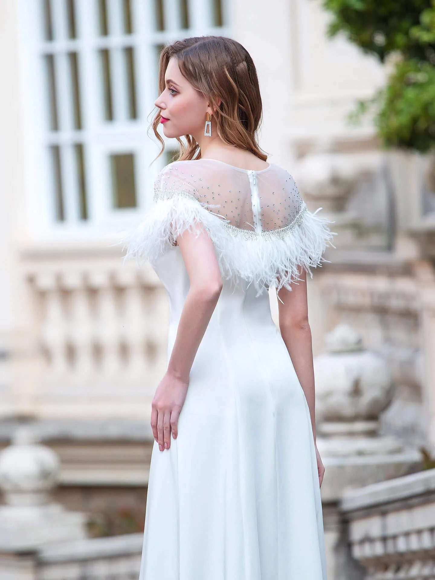 Roycebridal Roycebridal Sheath / Column  Fashion Formal Evening Dresses Sleeveless Floor Length Prom Dresses Party Dresses