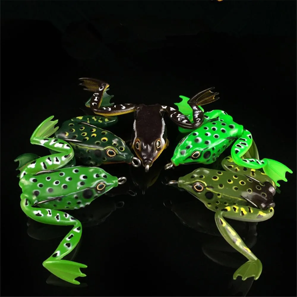 Rubber Frog Fishing Bait-Realistic Frog Bait