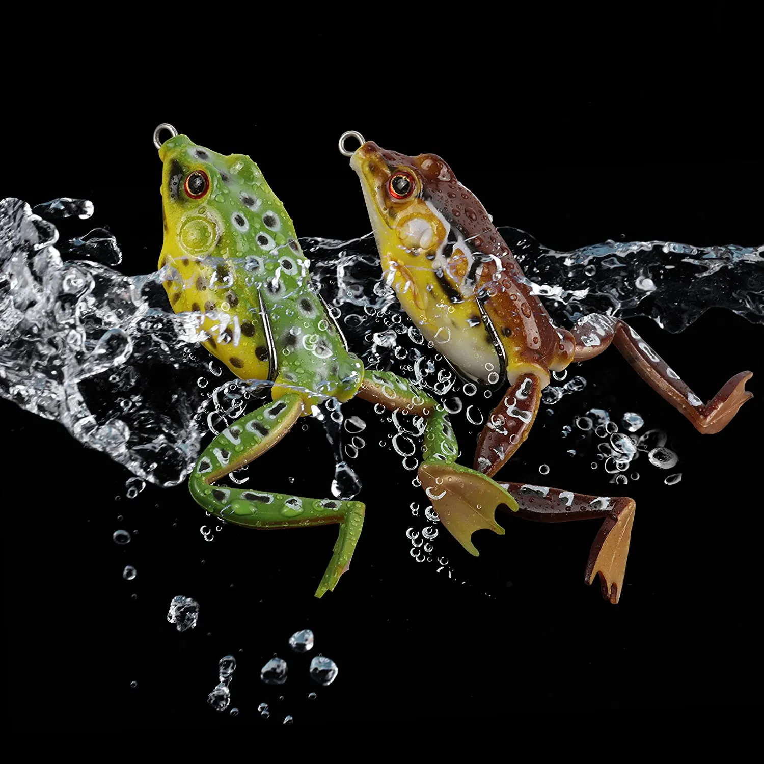 Rubber Frog Fishing Bait-Realistic Frog Bait