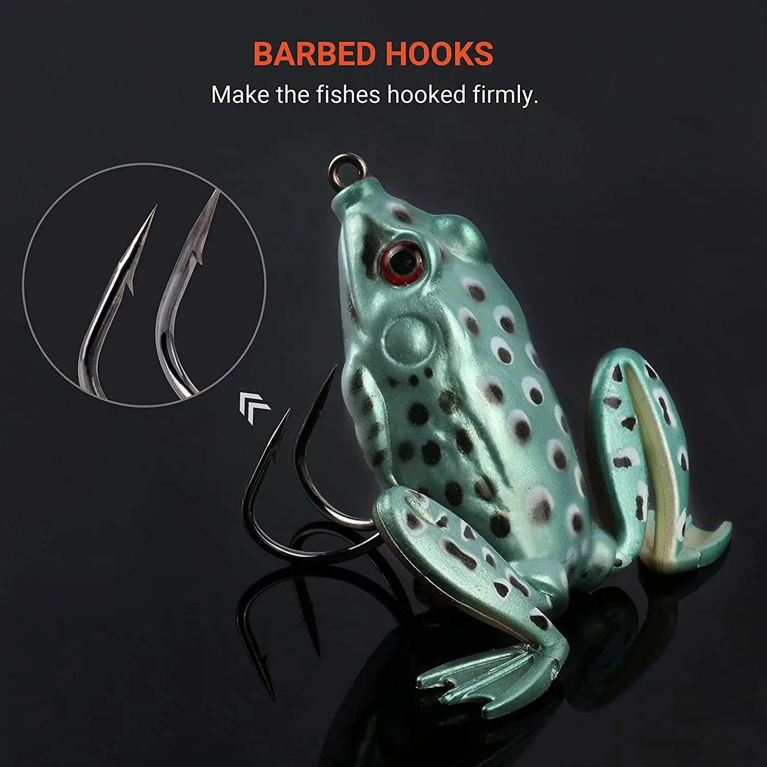 Rubber Frog Fishing Bait-Realistic Frog Bait