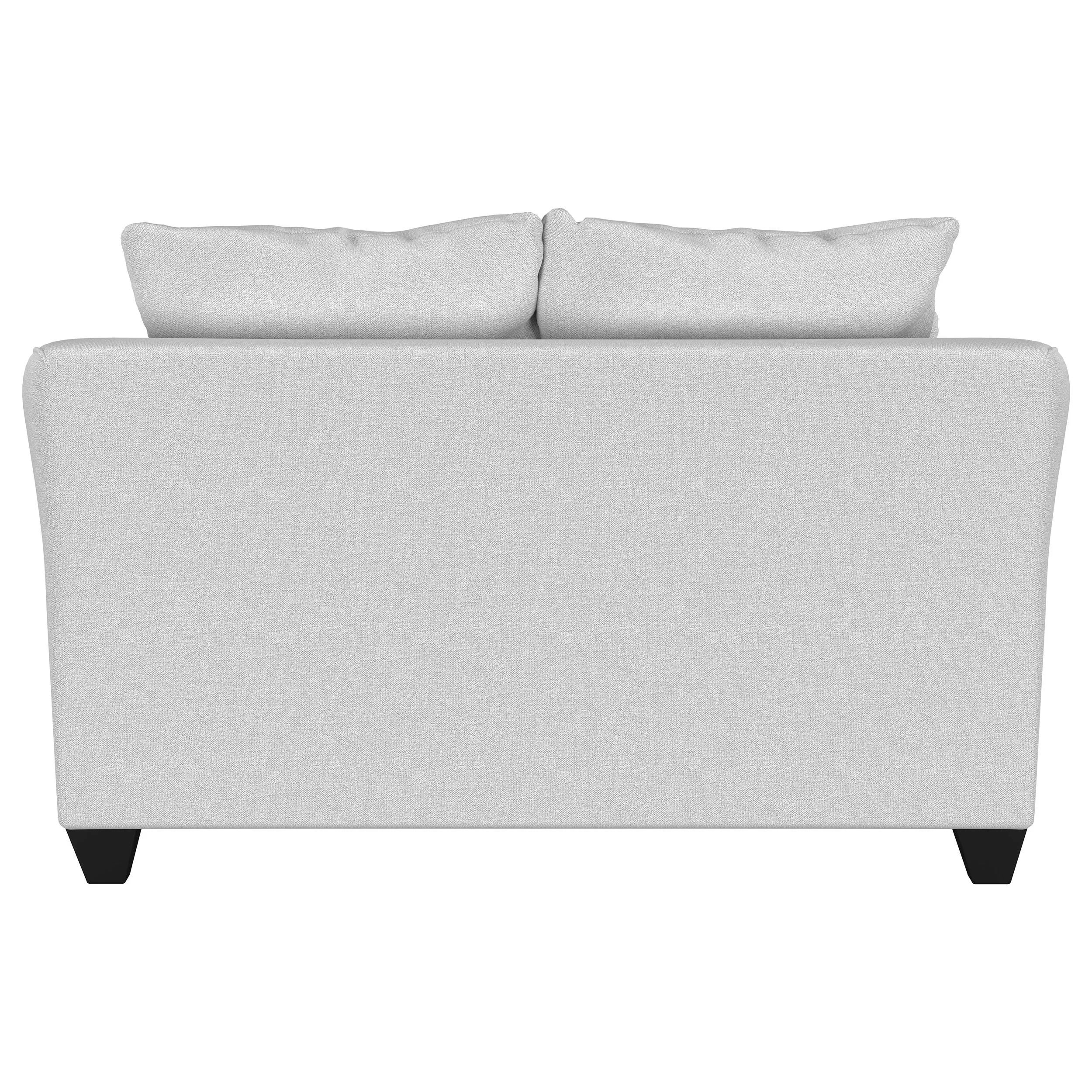 Salizar Upholstered Flared Arm Loveseat Sand