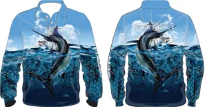 Samaki Black Marlin Shirt - Adult