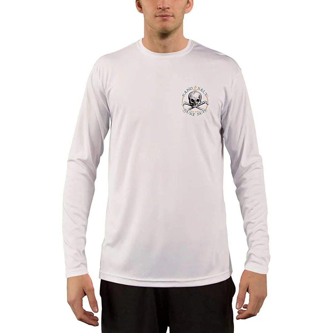 SAND.SALT.SURF.SUN. Crab Men's UPF 50  UV Sun Protection Performance Long Sleeve T-Shirt