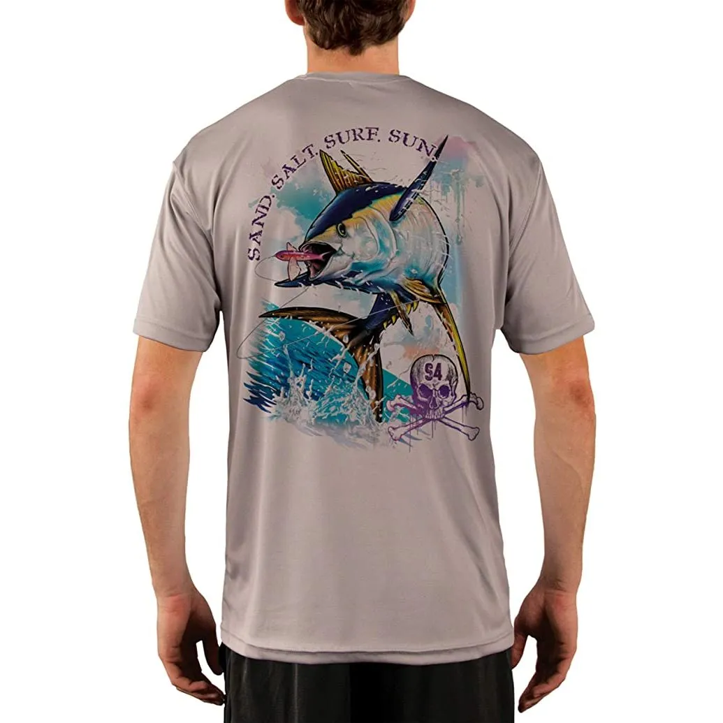 SAND.SALT.SURF.SUN. Tuna Men's UPF 50  UV Sun Protection Performance Short Sleeve T-Shirt