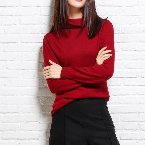 Scarf Collar Sweatshirt