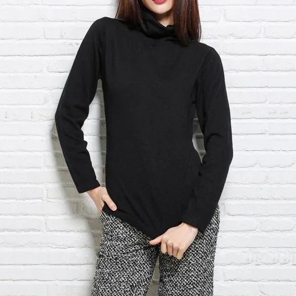 Scarf Collar Sweatshirt