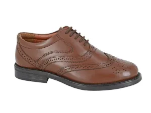 Scimitar M963B Mens Leather Brogue Oxford Shoes