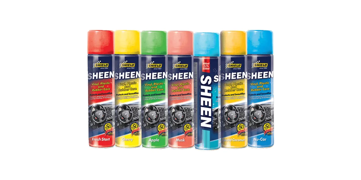 Shield Sheen Vinyl, Plastic & Rubber Care 300Ml