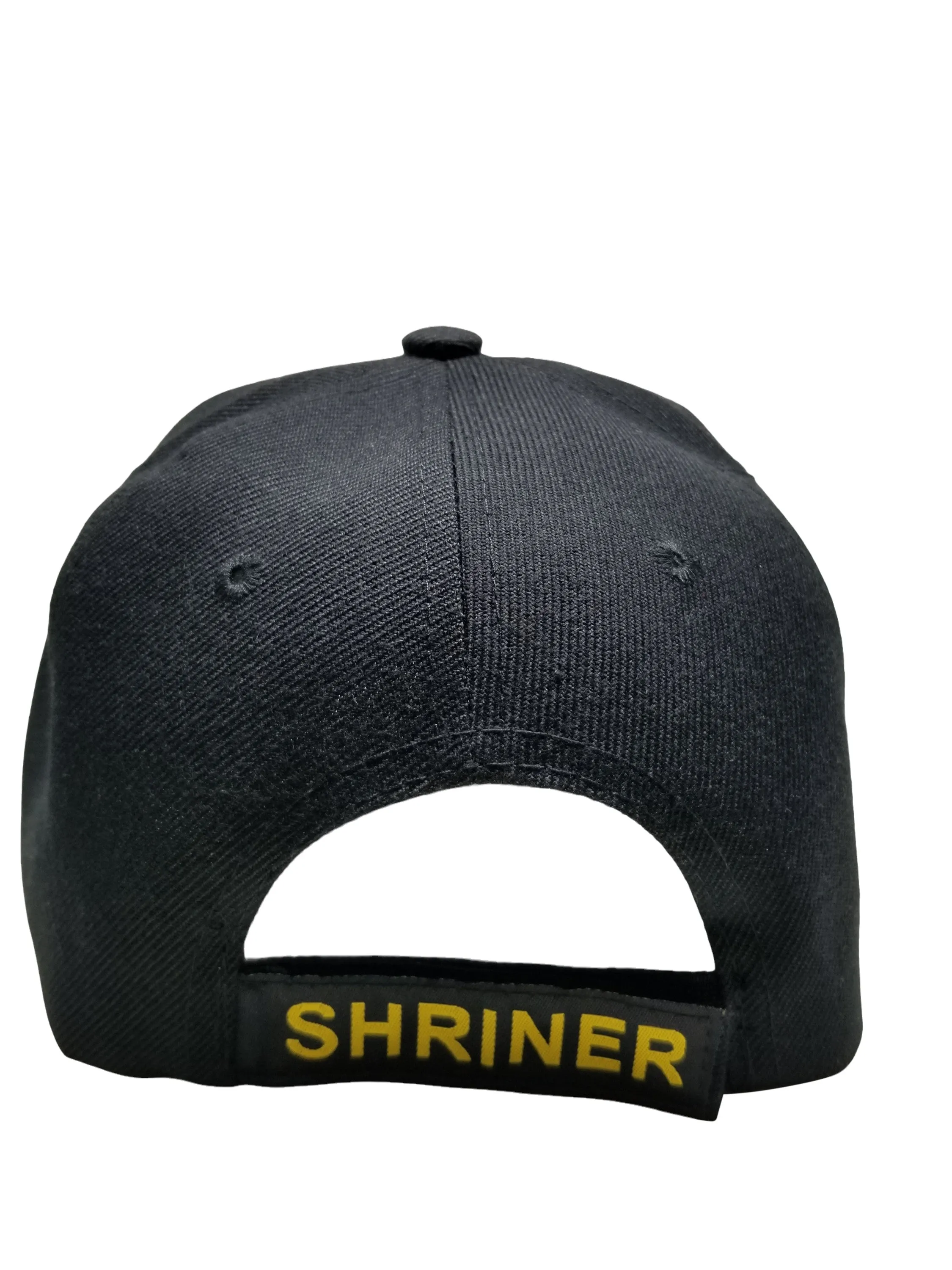 Shriner Hat Black Shriners Baseball Cap with Logo Emblem Ancient Arabic Order of the Nobles of the Mystic Shrine