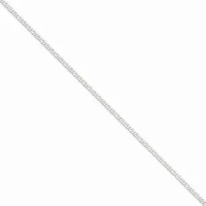 Silver Polish 2.00-mm Fancy Anchor Pendant Chain