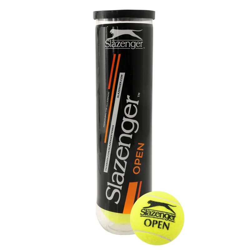 SLAZENGER OPEN 4 BALL TIN