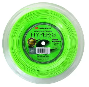 Solinco Hyper-G Soft 16/1.30 Tennis String Reel (Green)