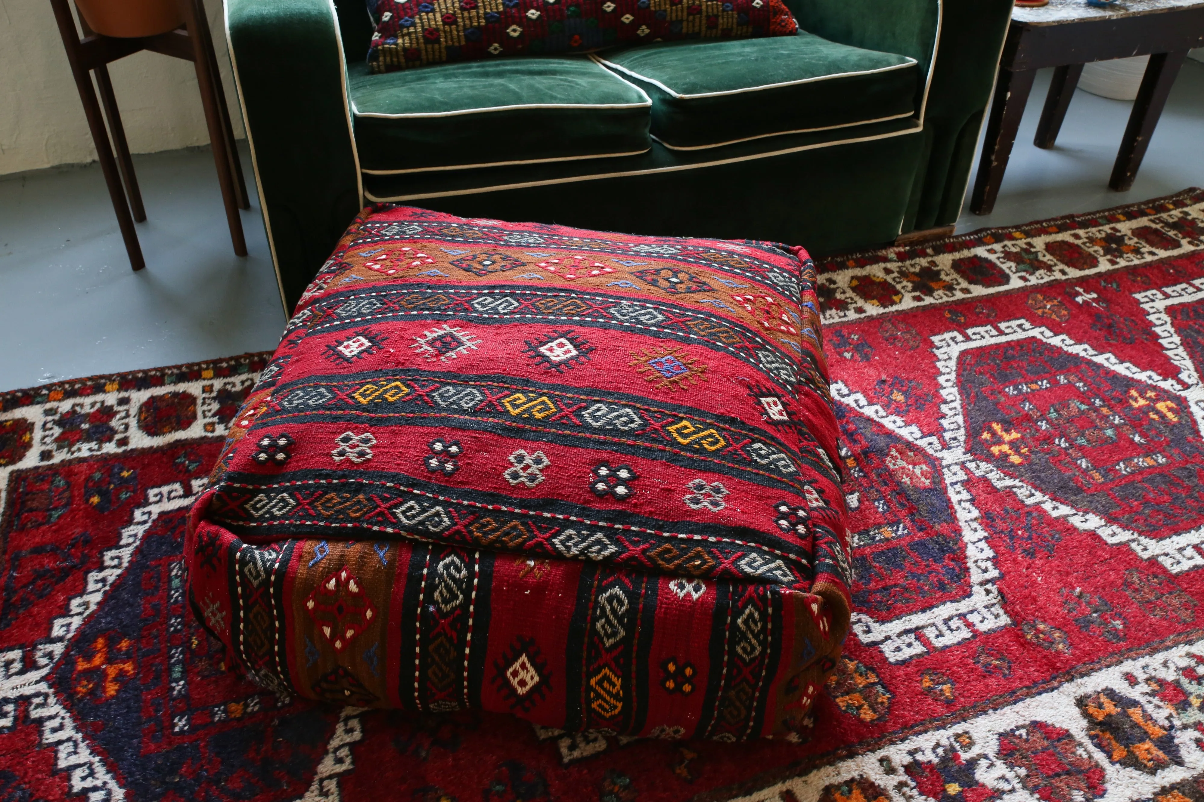 Square Kilim Floor Cushion