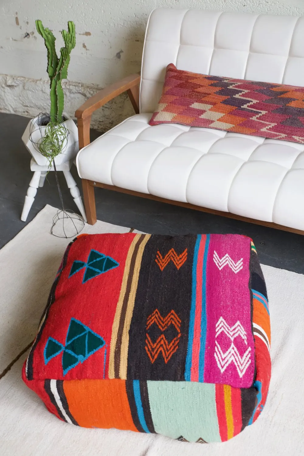 Square Kilim Floor Cushion