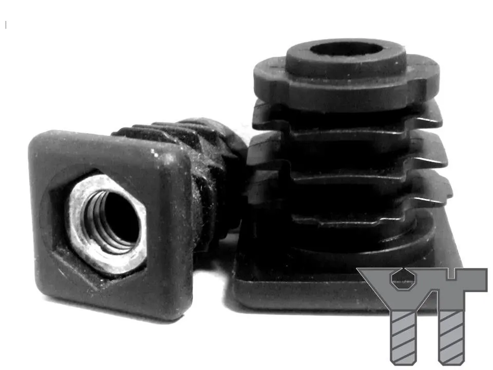 SQUARE PLASTIC INSERT (8MM THREAD)