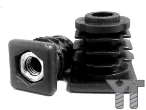 SQUARE PLASTIC INSERT (8MM THREAD)