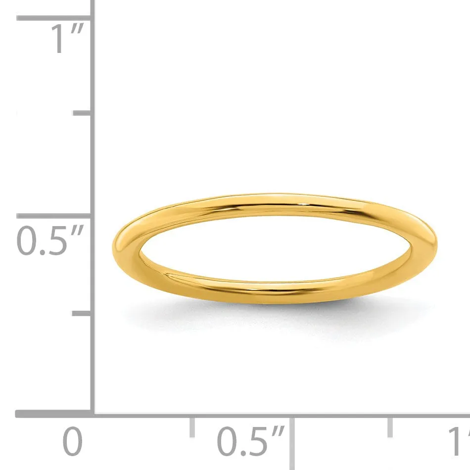 Sterling Silver Gold-Plated Polished Ring