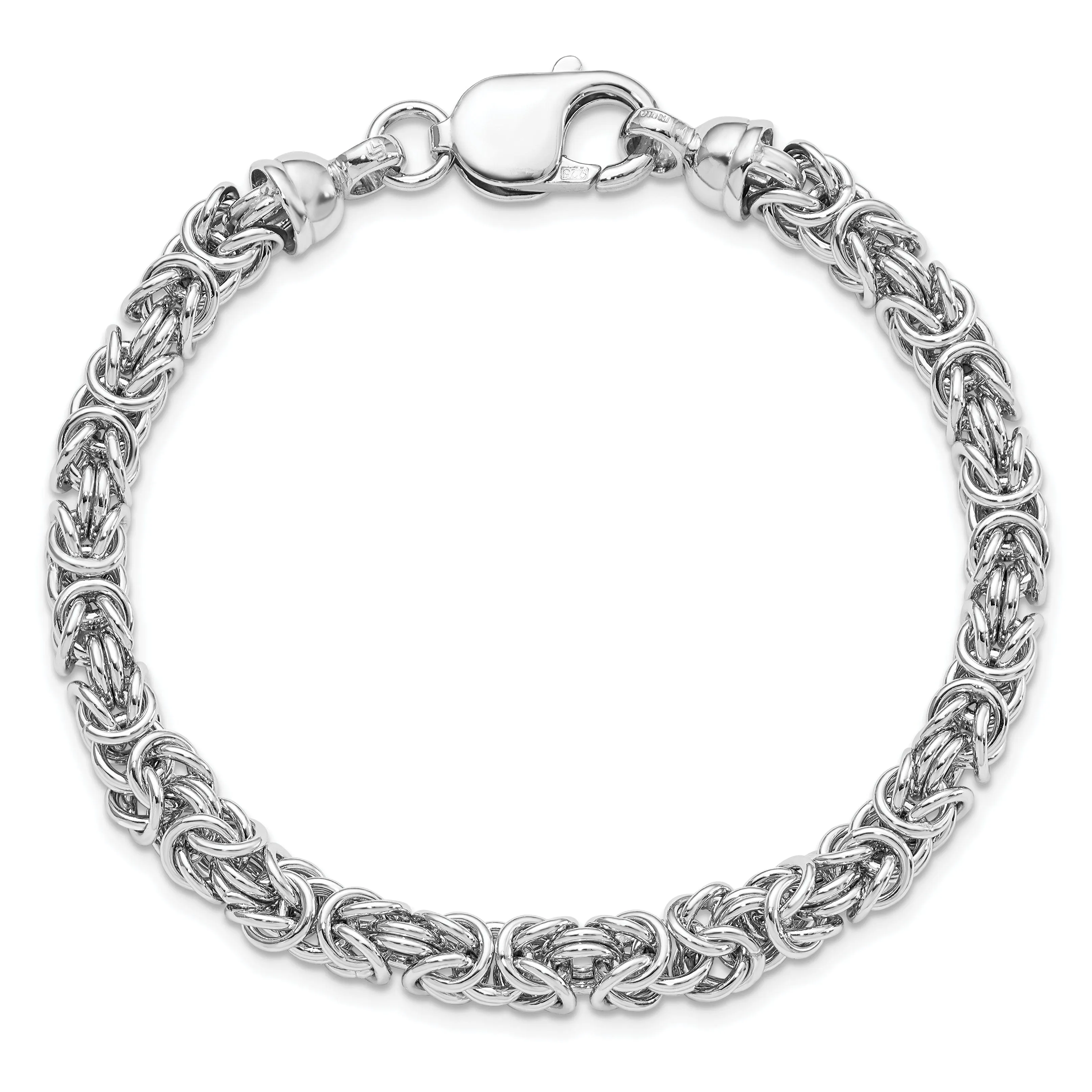 Sterling Silver Polished Link Bracelet