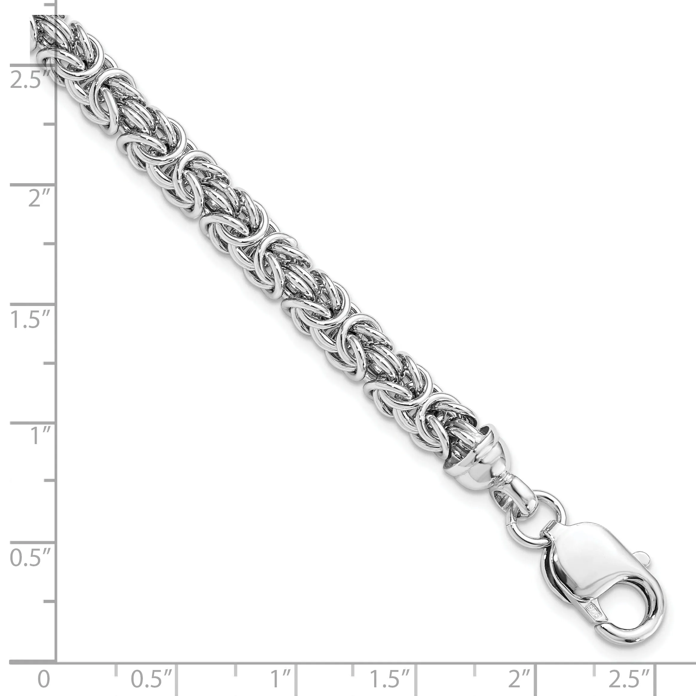 Sterling Silver Polished Link Bracelet