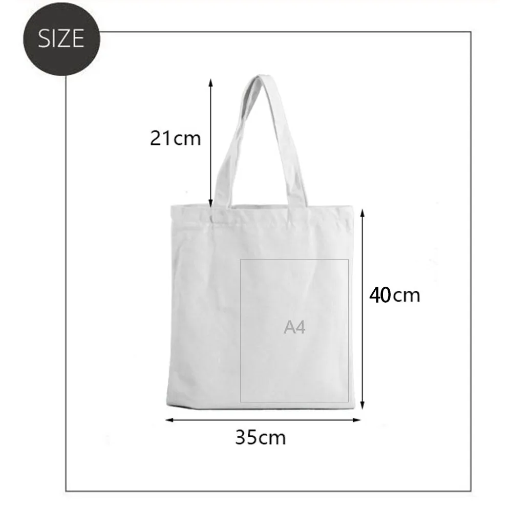 Summer Time White Canvas Bag B
