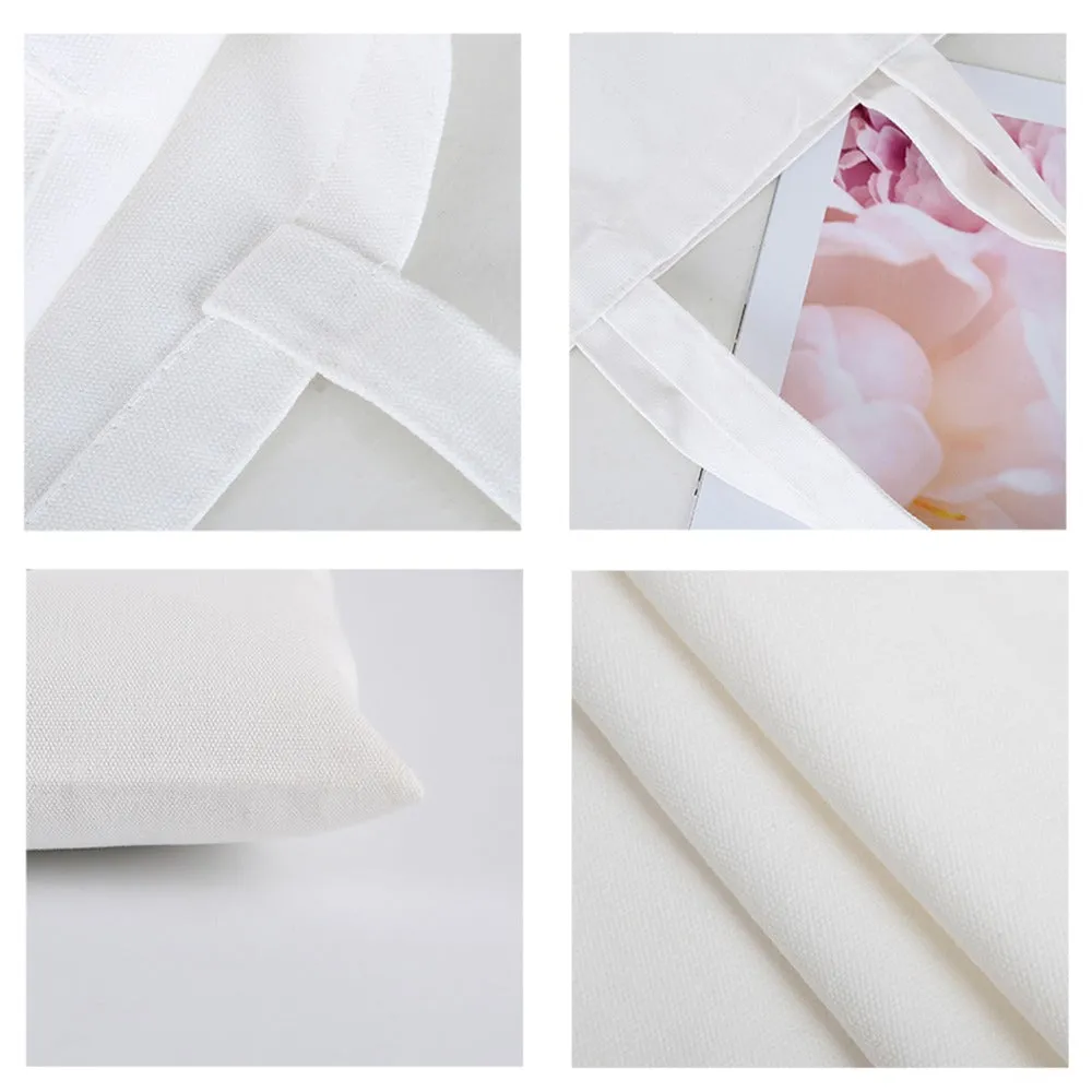 Summer Time White Canvas Bag B