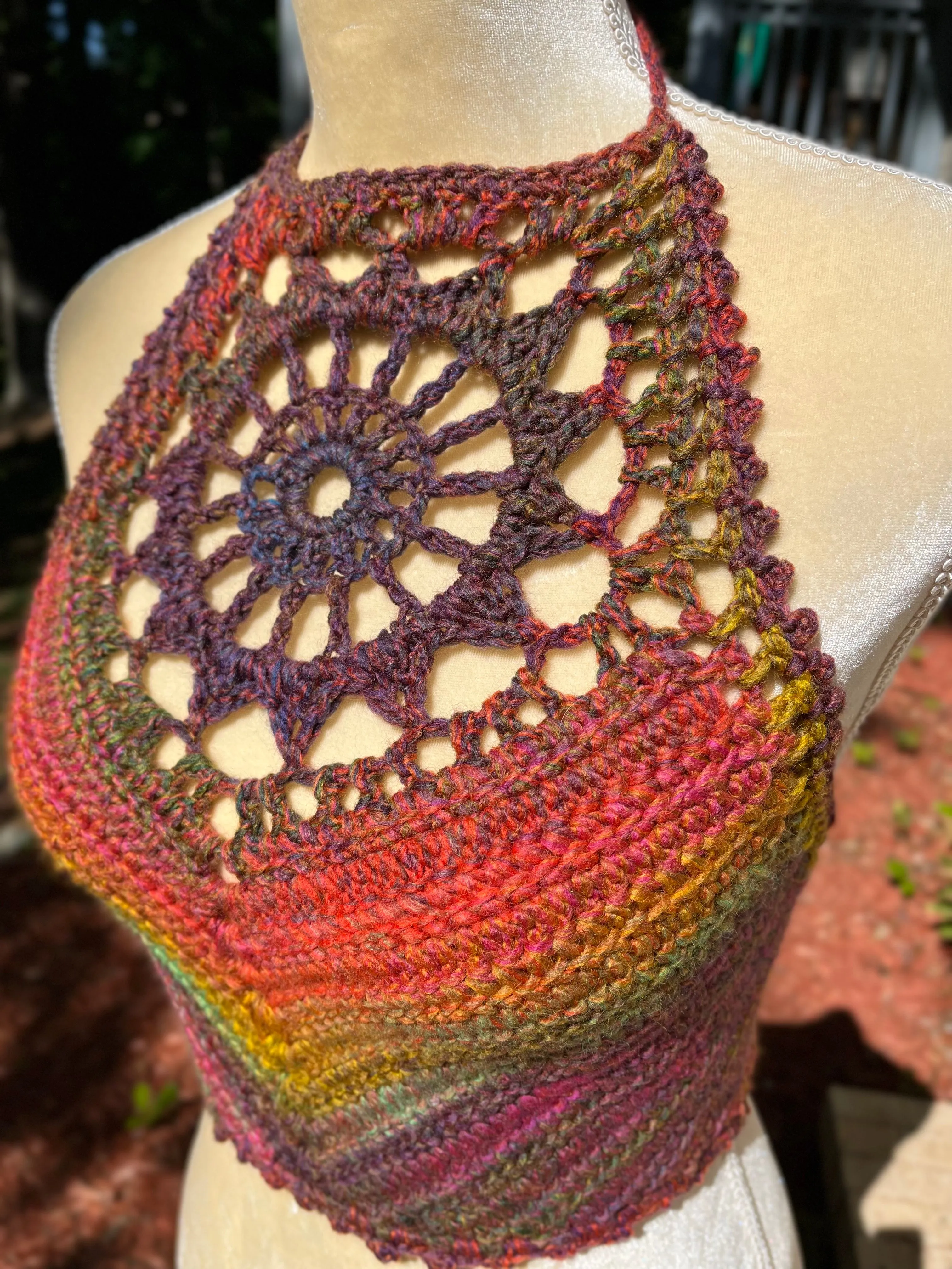 Sunburst Crop Top - Crochet Pattern