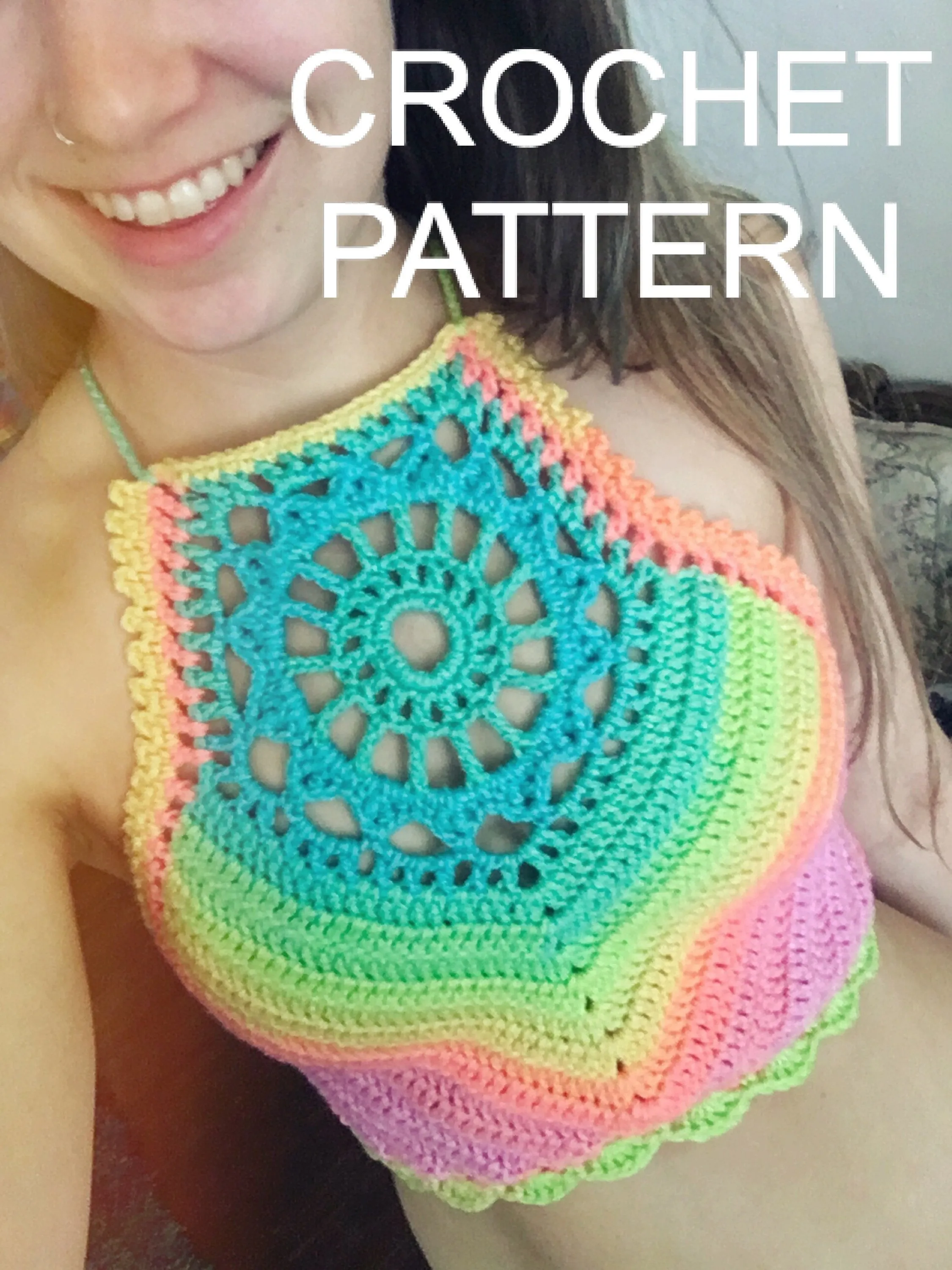 Sunburst Crop Top - Crochet Pattern