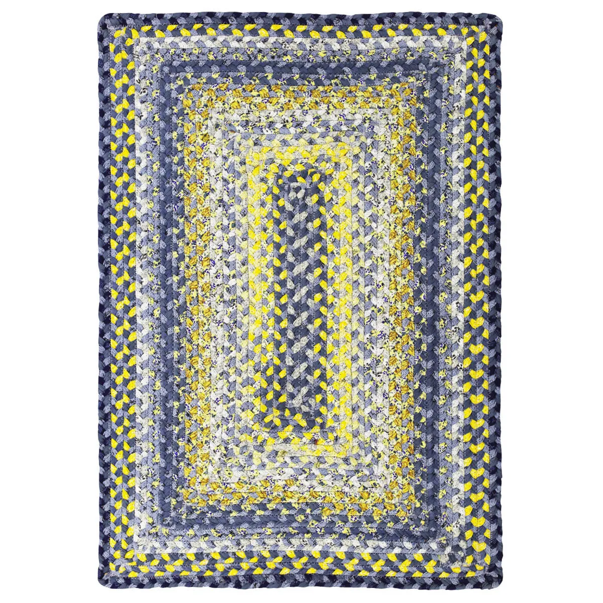 Sunflowers Cotton Braided Rug