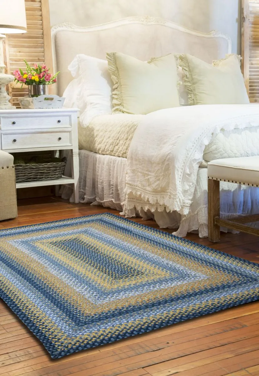 Sunflowers Cotton Braided Rug