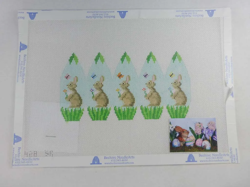 Susan Roberts Needlepoint Design 0428 Bunnies & Butterflies
