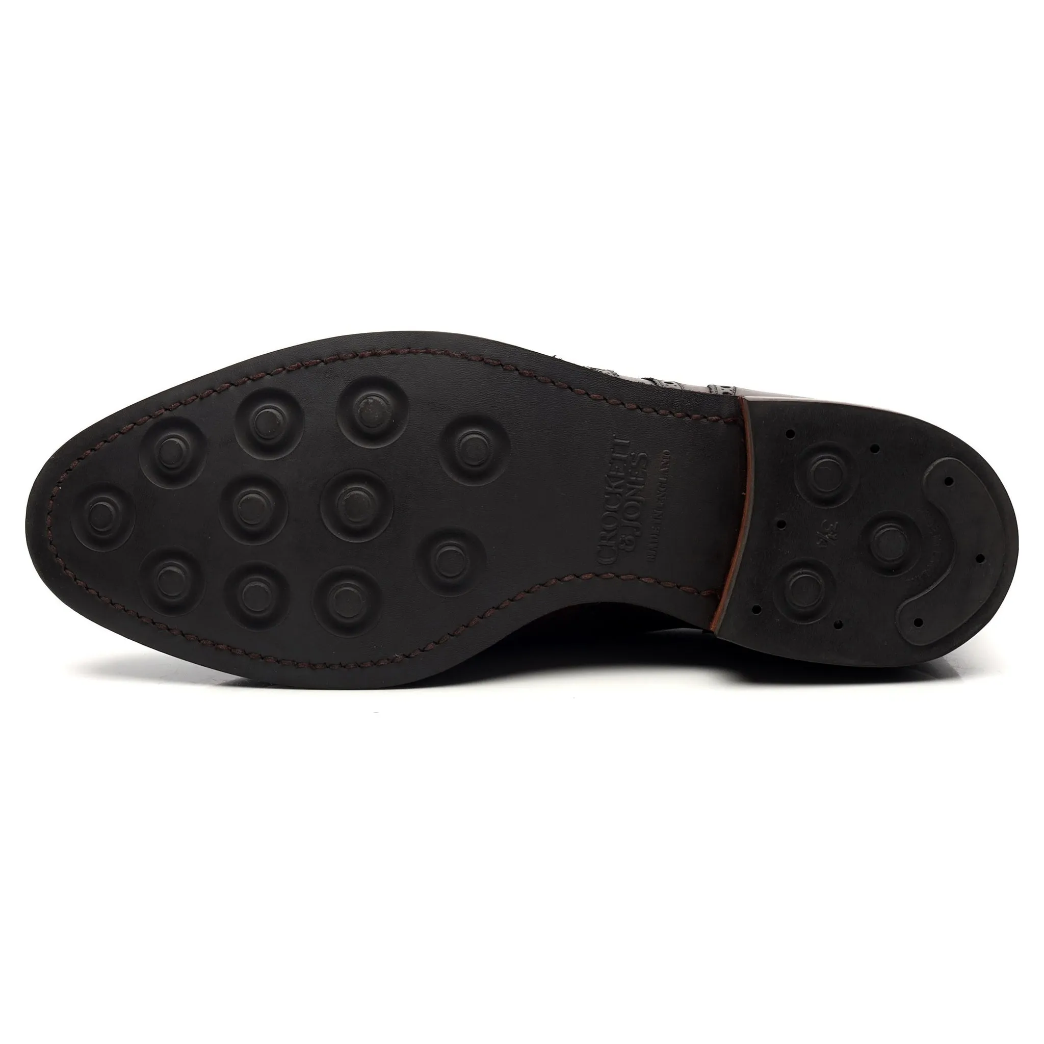 'Swansea' Dark Brown Leather Derby Brogues UK 8.5 G