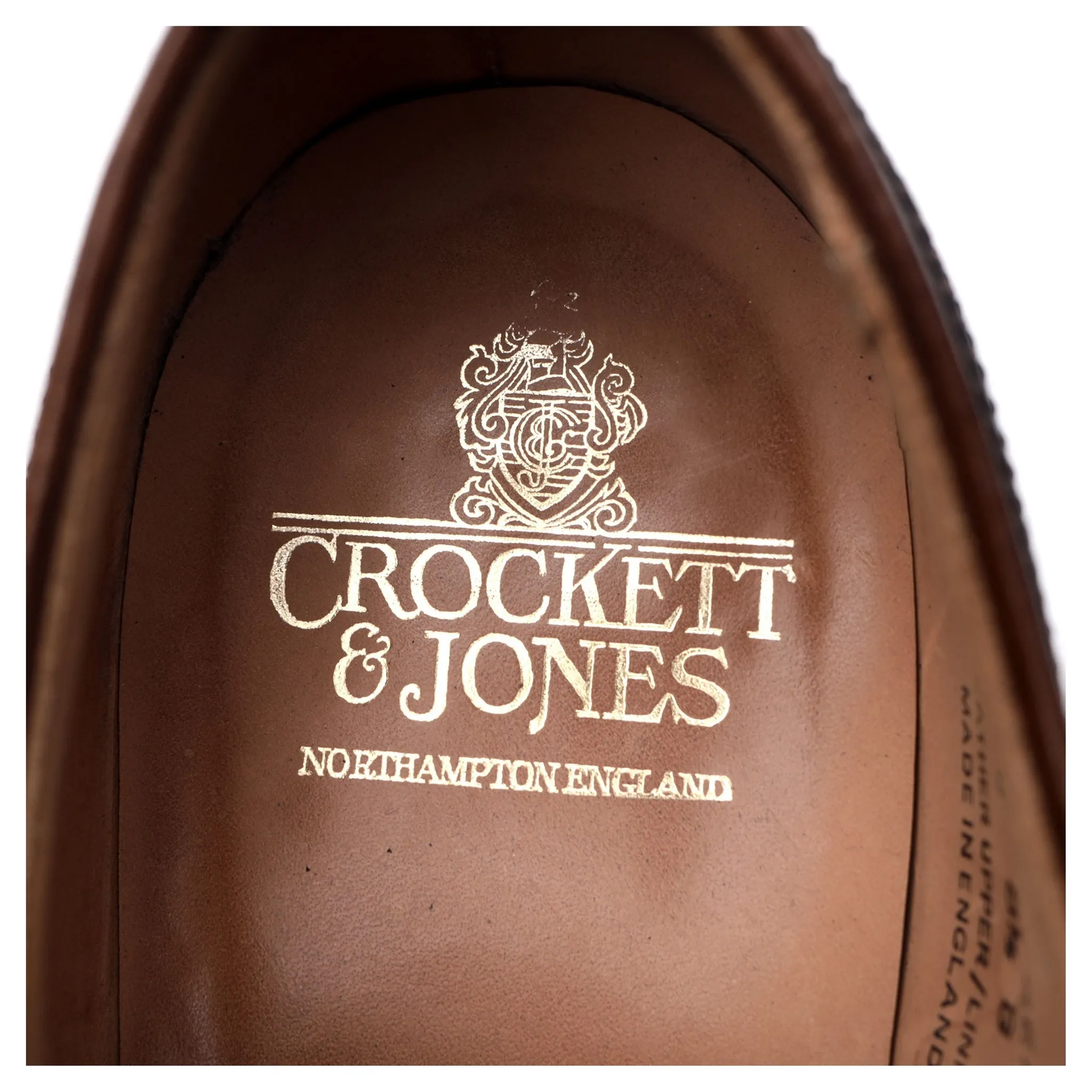 'Swansea' Dark Brown Leather Derby Brogues UK 8.5 G