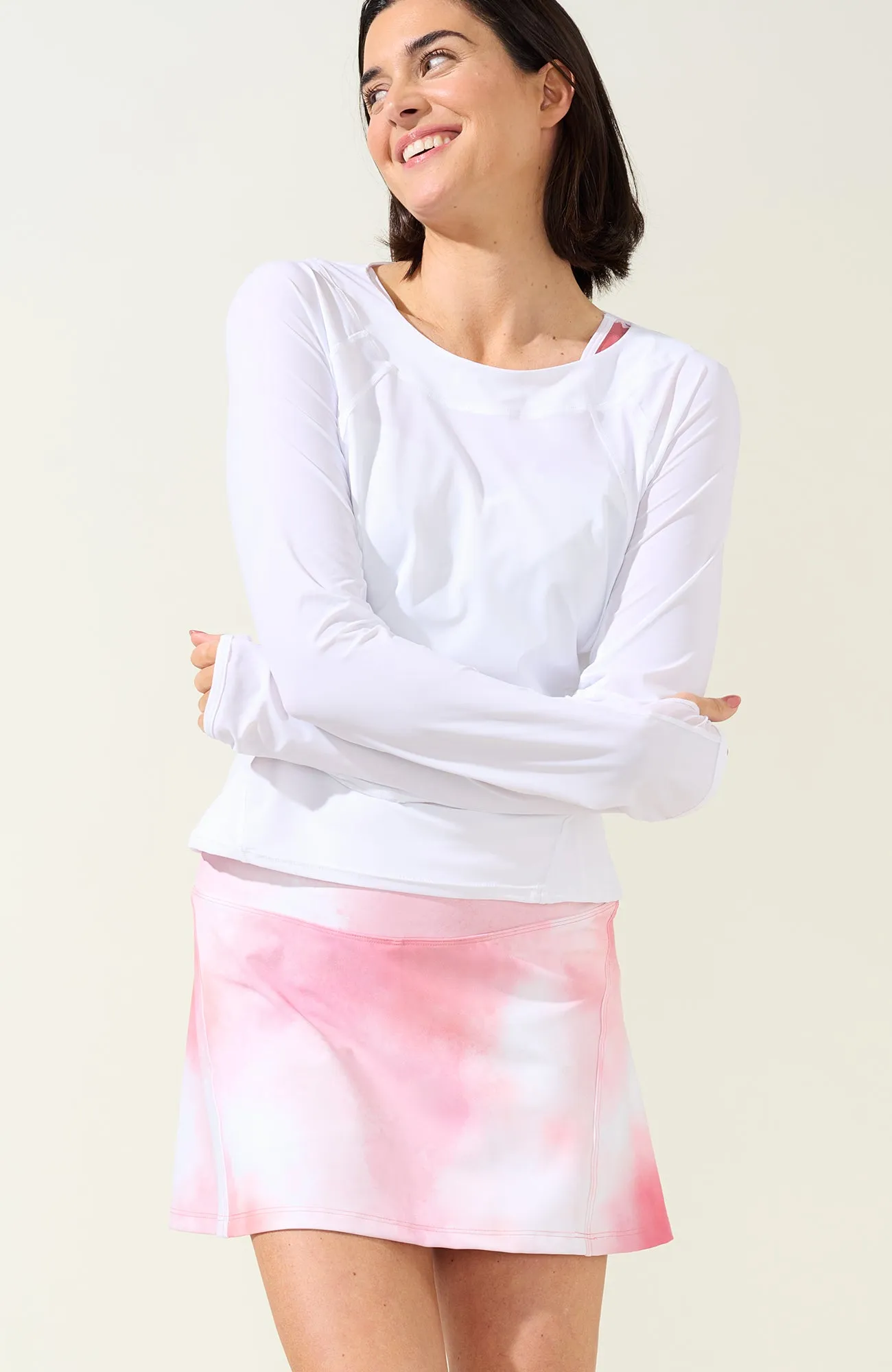 Swish Tennis Skirt Romance Print