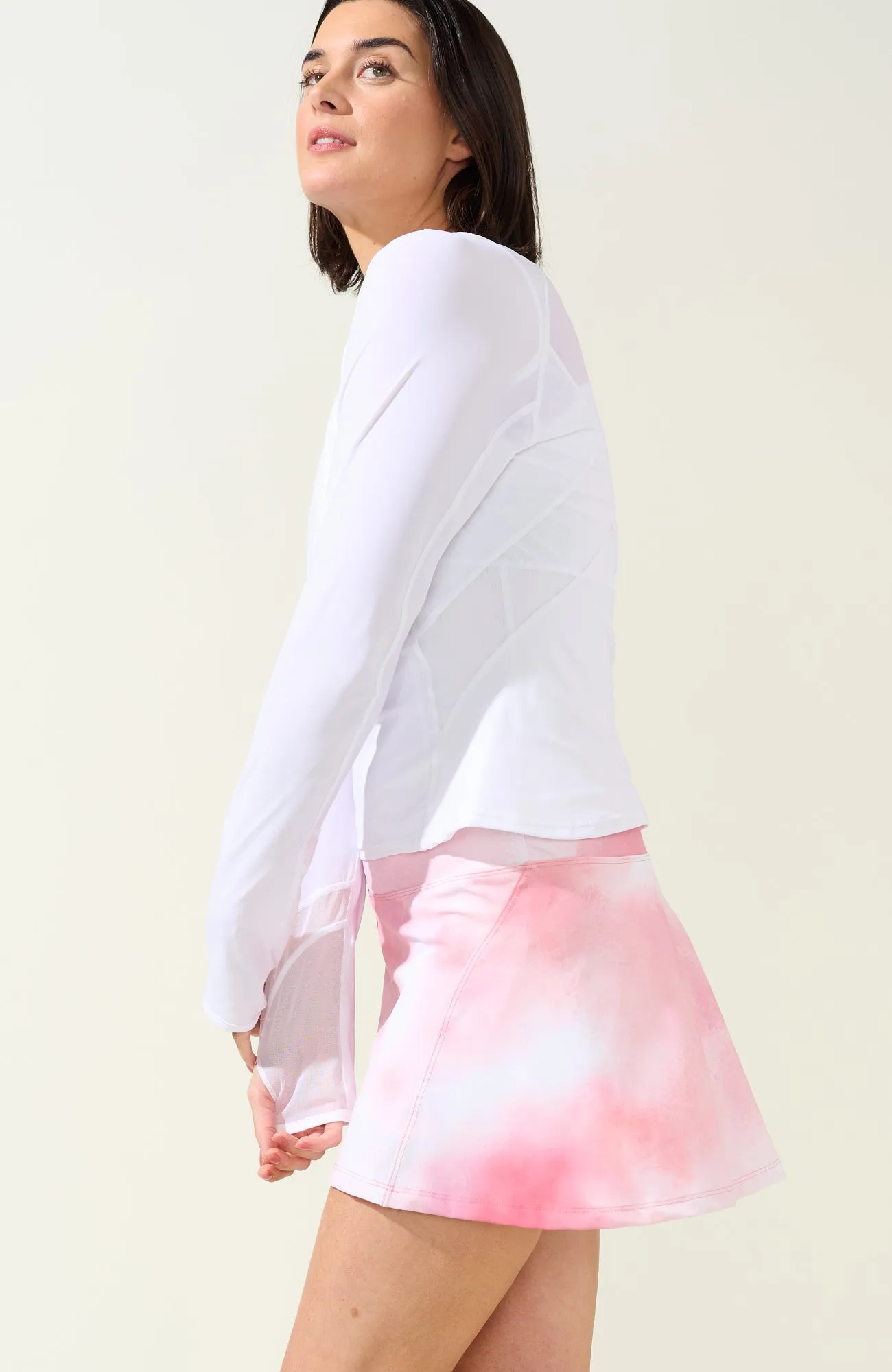 Swish Tennis Skirt Romance Print