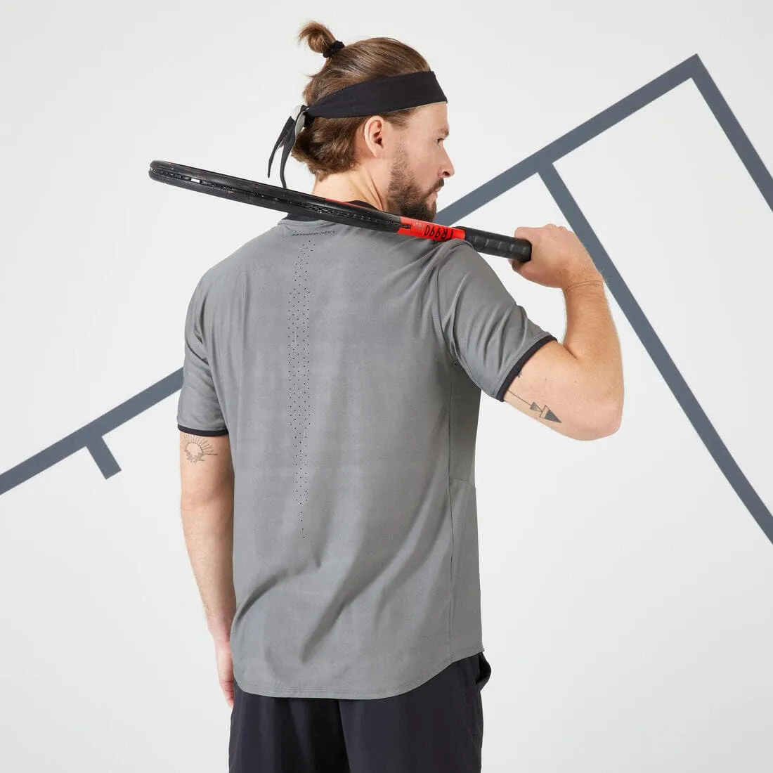 T-shirt tennis manches courtes Homme - ARTENGO DRY 