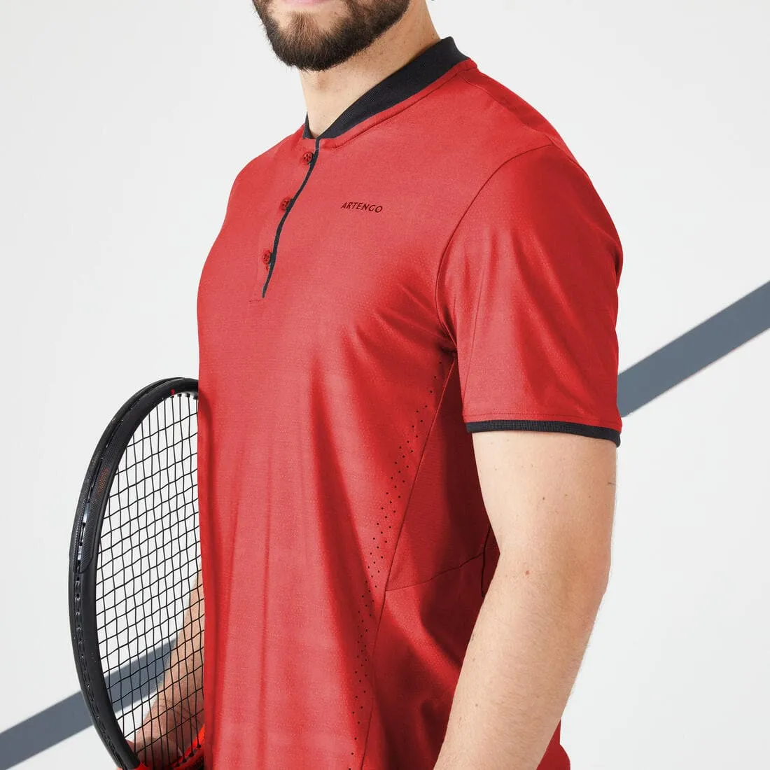 T-shirt tennis manches courtes Homme - ARTENGO DRY 