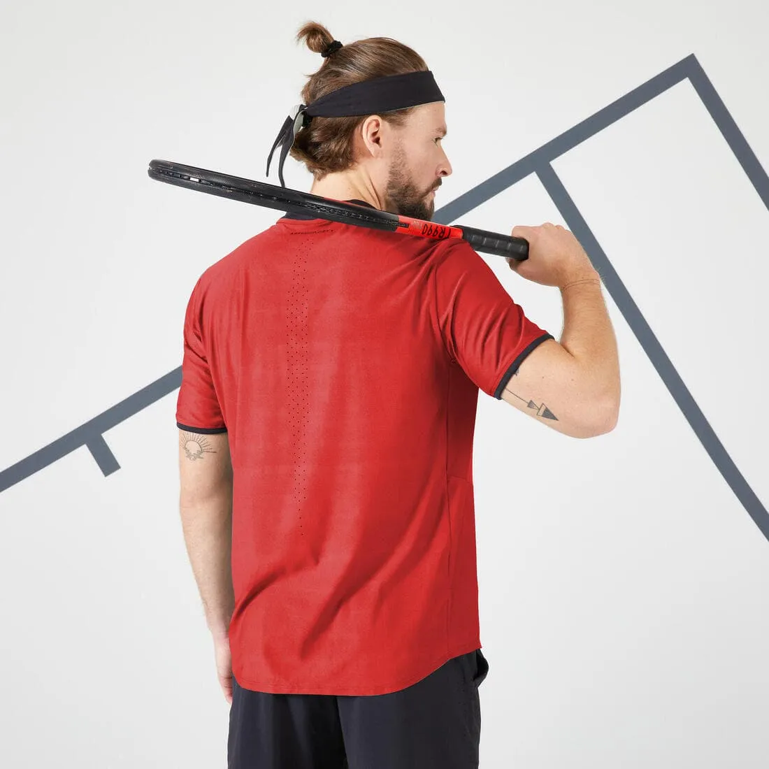 T-shirt tennis manches courtes Homme - ARTENGO DRY 