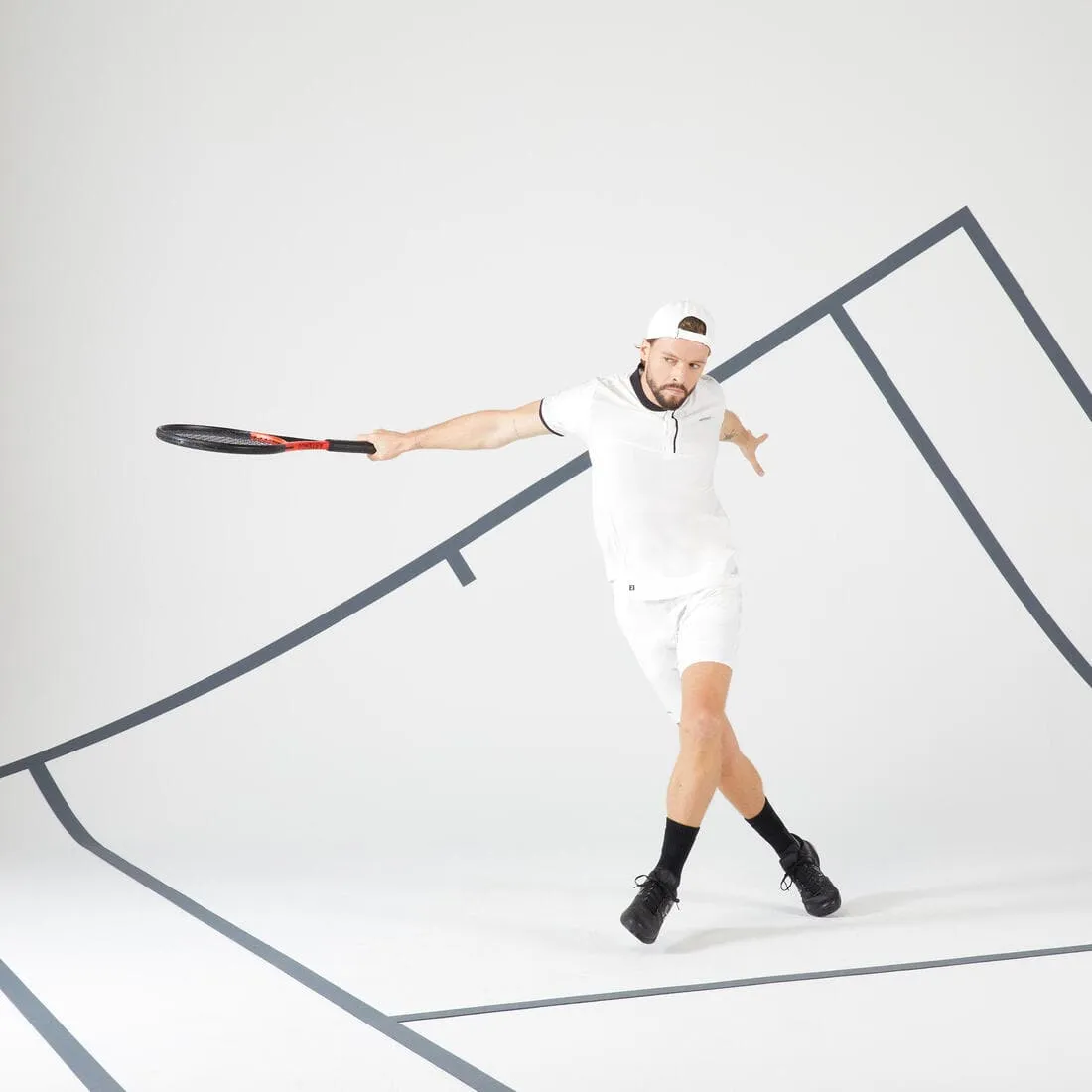 T-shirt tennis manches courtes Homme - ARTENGO DRY 